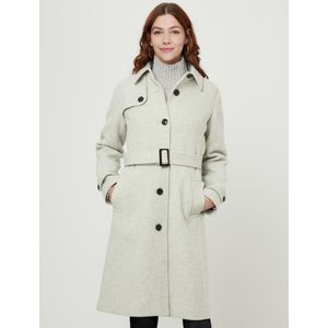 Korte trenchcoat Van BASLER grijs