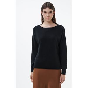 Trui boothals Van Peter Hahn zwart