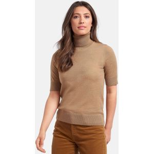 Coltrui 100% scheerwol korte mouwen Van Peter Hahn bruin