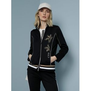 Licht getailleerde sweatjack Van Canyon zwart