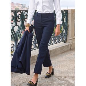 Enkellange broek Van Peter Hahn blauw