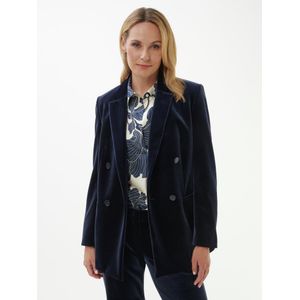 Fluwelen blazer Van Fadenmeister Berlin blauw