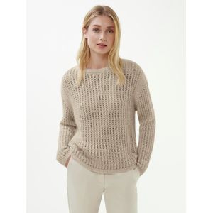 Trui ronde hals Van Betty Barclay beige