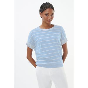 Trui ronde hals 100% SUPIMA®-katoen Van Peter Hahn multicolour