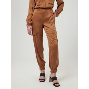 Enkellange cargobroek Van tRUE STANDARD bruin