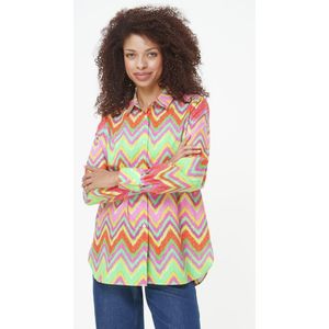 Lange blouse Van Peter Hahn multicolour