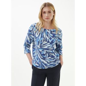 Shirt ronde hals Van Peter Hahn blauw