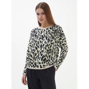 Trui ronde hals Van Peter Hahn wit