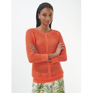 Trui 3/4-mouwen Van BASLER oranje