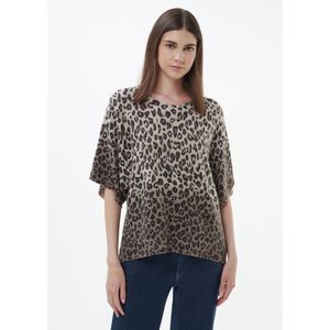 Trui ronde hals Van include beige