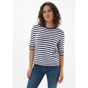 Trui ronde hals Van Peter Hahn blauw