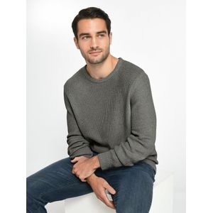 Trui 100% katoen ronde hals Van Louis Sayn groen