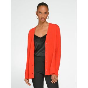 Vest 100% kasjmier Van Peter Hahn oranje