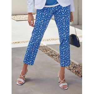 Enkellange broek Van mayfair by Peter Hahn blauw