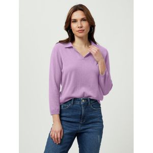 Polotrui scheerwol en kasjmier Van Peter Hahn paars