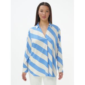 Lange blouse Van Via Appia Due blauw