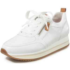 Sneakers leer Van Gabor wit