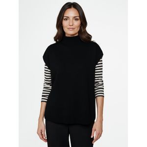 Sweatervest Van Peter Hahn zwart