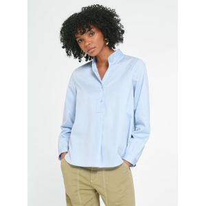 Blouse zonder sluiting Van Peter Hahn blauw