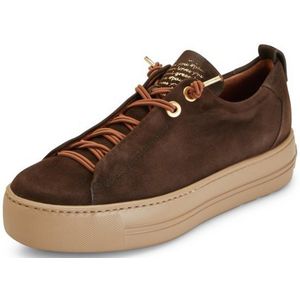 Sneakers kalfsnappaleer Van Paul Green bruin