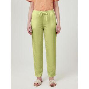 Enkellange broek Van Peter Hahn groen