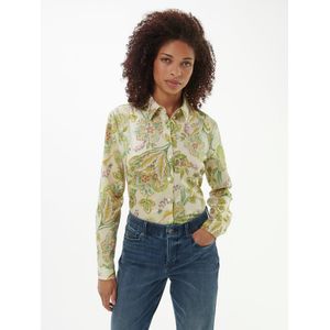 Blouse lange mouwen Van Peter Hahn wit