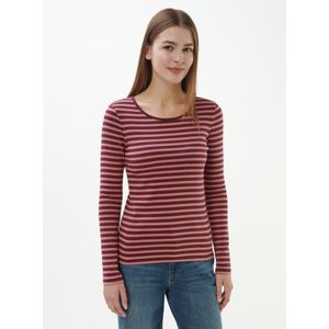 Shirt ronde hals Van GANT rood