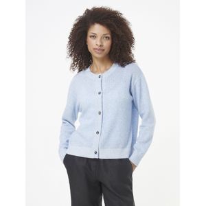 Vest 100% scheerwol Van Peter Hahn blauw