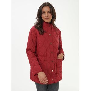 Gewatteerde jas Van Anna Aura rood