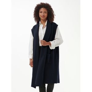 Lang mouwloos vest Van Peter Hahn blauw