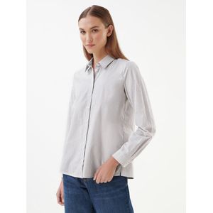 Blouse lange mouwen Van Peter Hahn beige