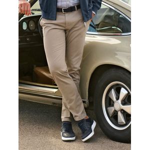 Flatfront chino Van Bugatti beige