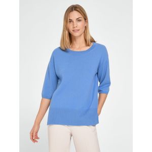 Trui ronde hals en 3/4-mouwen Van include blauw