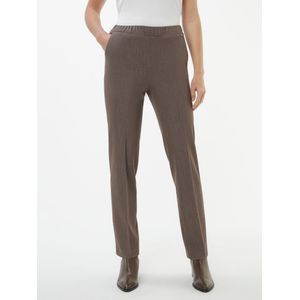 Comfortbroek model Jade elastische band Van Relaxed by Toni bruin