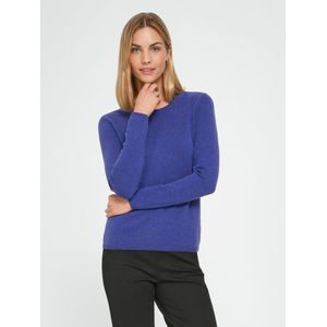 Trui scheerwol en kasjmier ronde hals Van Peter Hahn paars