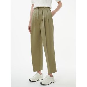 Wide Fit-7/8-broek Van Peter Hahn groen