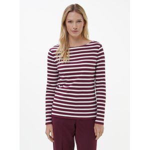 Gestreept shirt Van BASLER paars