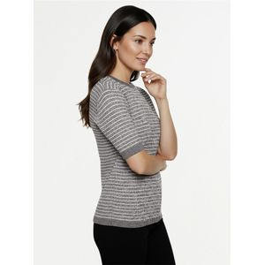 Trui ronde hals Van Peter Hahn grijs