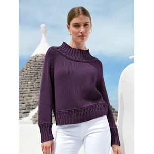 Trui lange mouwen Van Peter Hahn paars