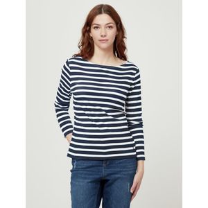 Gestreept shirt Van BASLER blauw