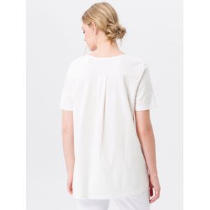 Shirt Benedikte 100% katoen ronde hals Van Green Cotton wit