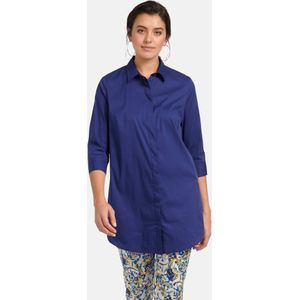 Lange blouse 3/4-mouwe Van Emilia Lay blauw