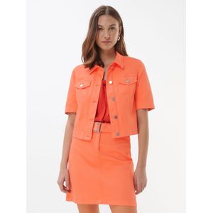 Denim jack Van Uta Raasch rood