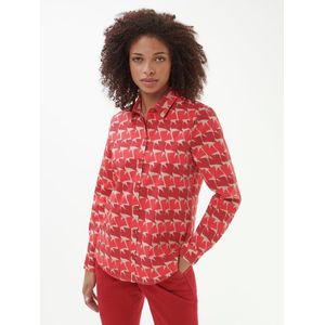 Blouse lange mouwen Van Peter Hahn rood