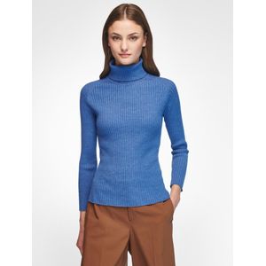 Coltrui 100% scheerwol lange mouwen Van Peter Hahn blauw