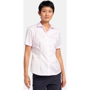 Blouse 100% katoen korte mouwen Van Eterna roze