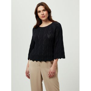 Trui ronde hals Van Peter Hahn zwart