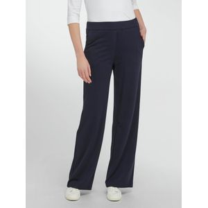 Jersey broek pasvorm Cornelia Van Peter Hahn blauw