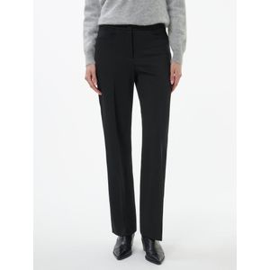 Enkellange Straight Fit-broek Van Peter Hahn zwart