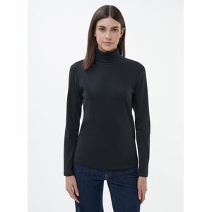 Colshirt Van Peter Hahn zwart